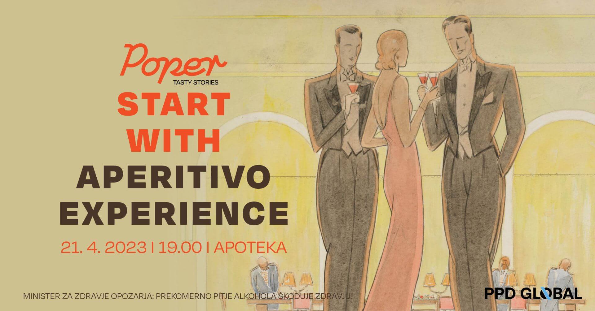 START WITH APERITIVO EXPERIENCE